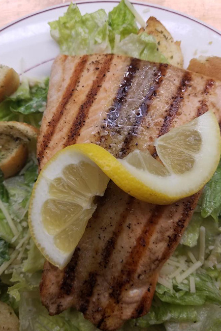 Fresh fish served at Black Steer Restaurant in Loveland, CO
